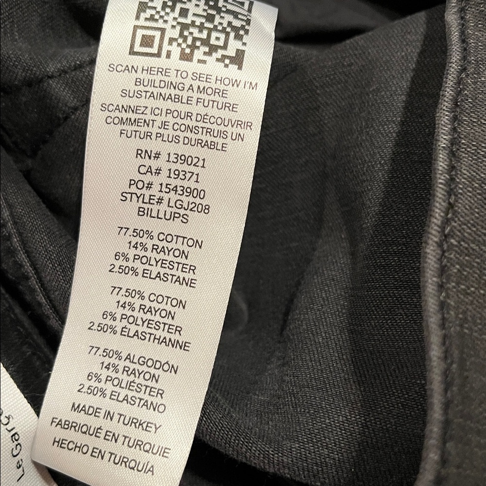 Frame Le Garçon Women’s Denim Charcoal Jeans Size 26 - Picture 6 of 7